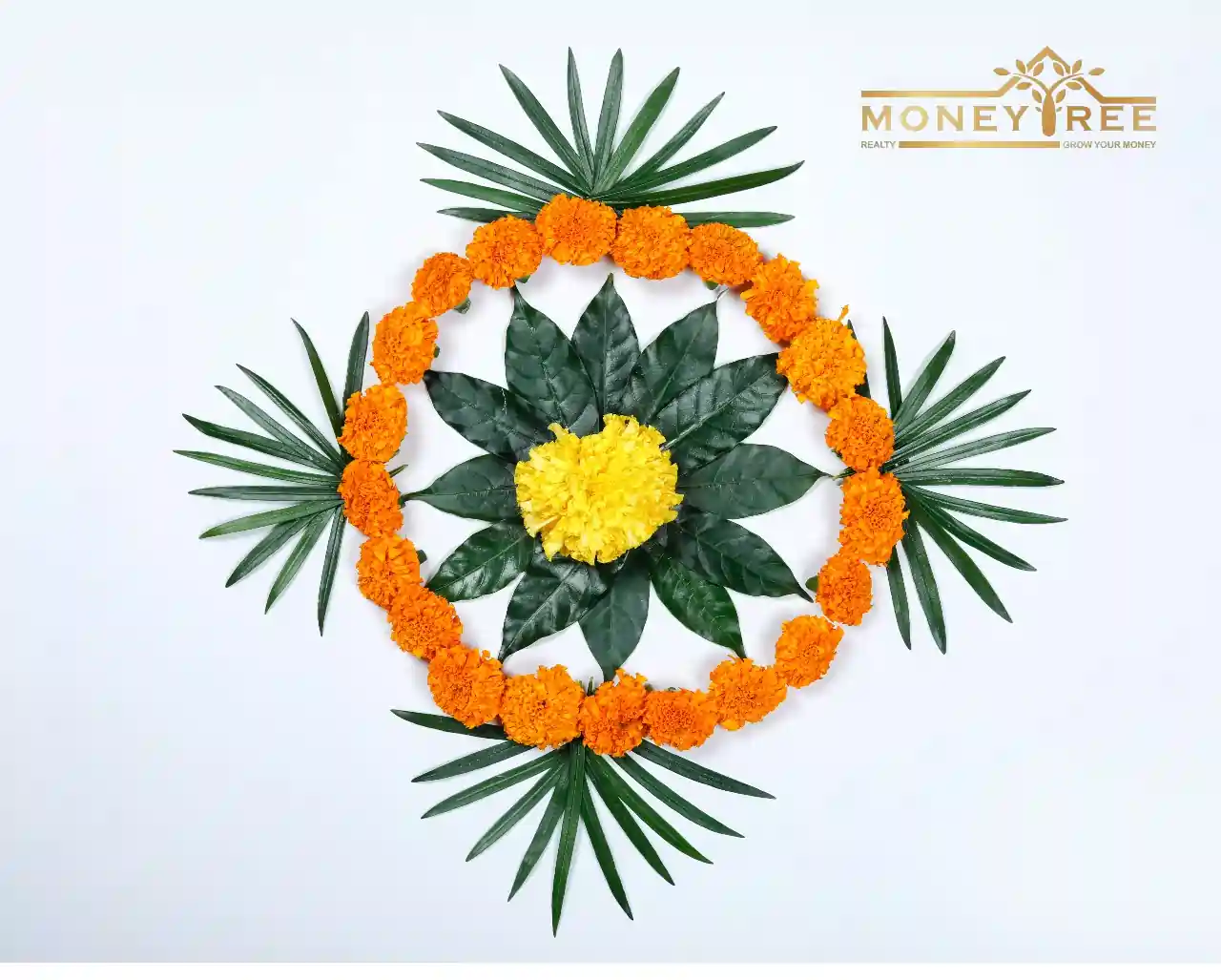 Leaf Rangoli Design